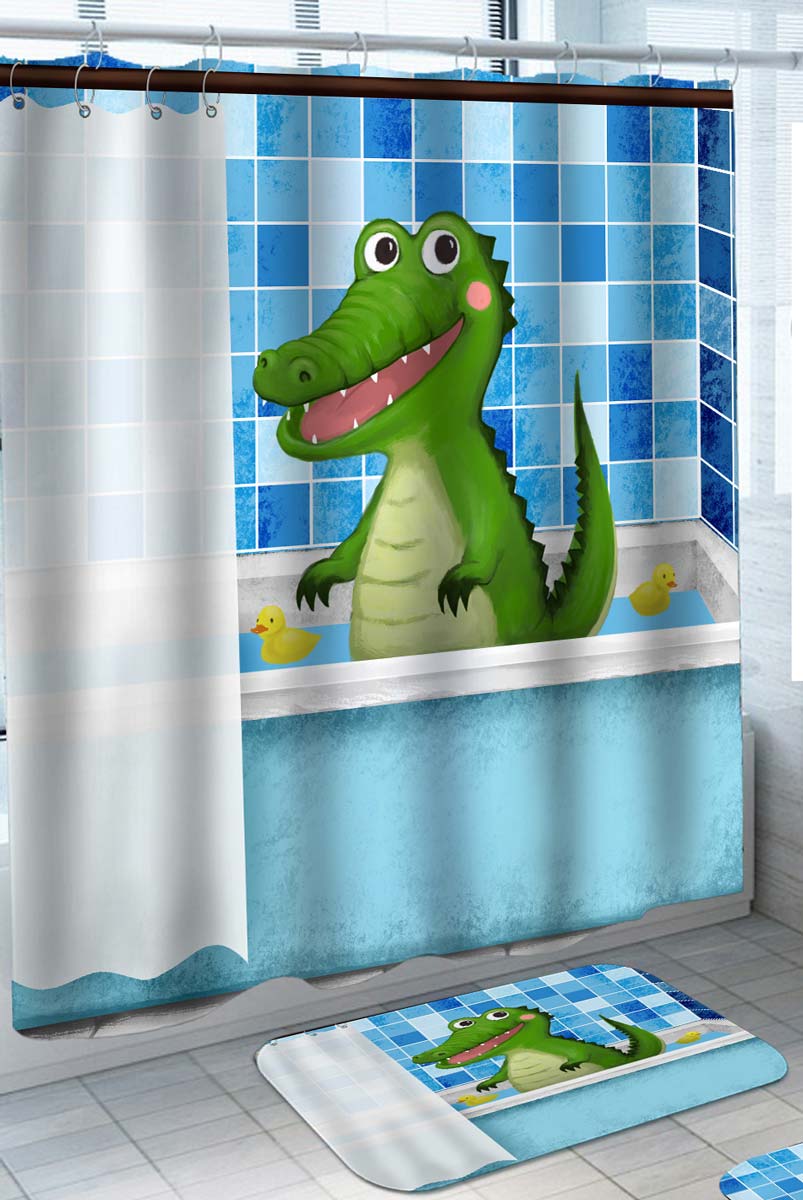 Alligator Shower Curtain