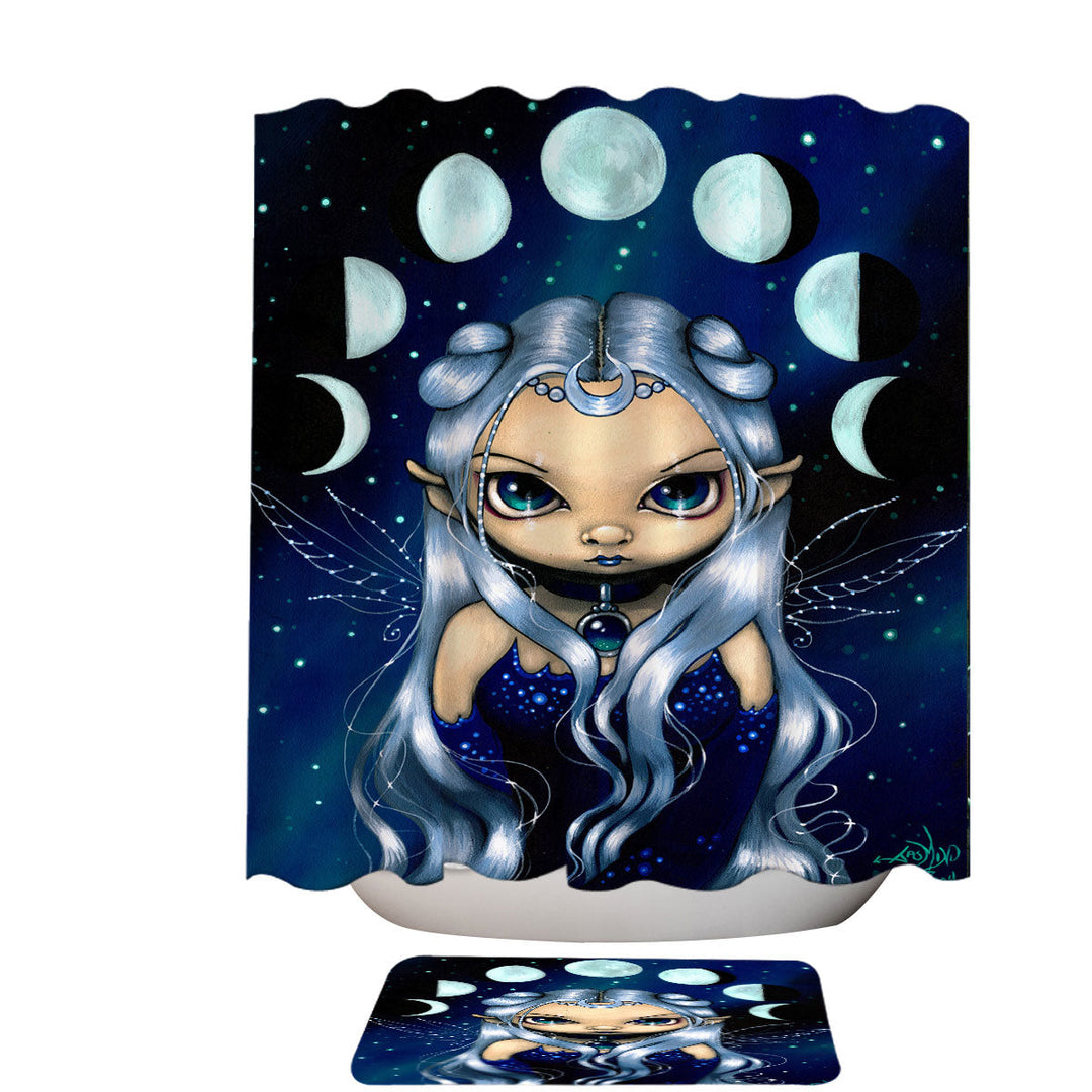 Elf Fairy of the Changing Moons Shower Curtain