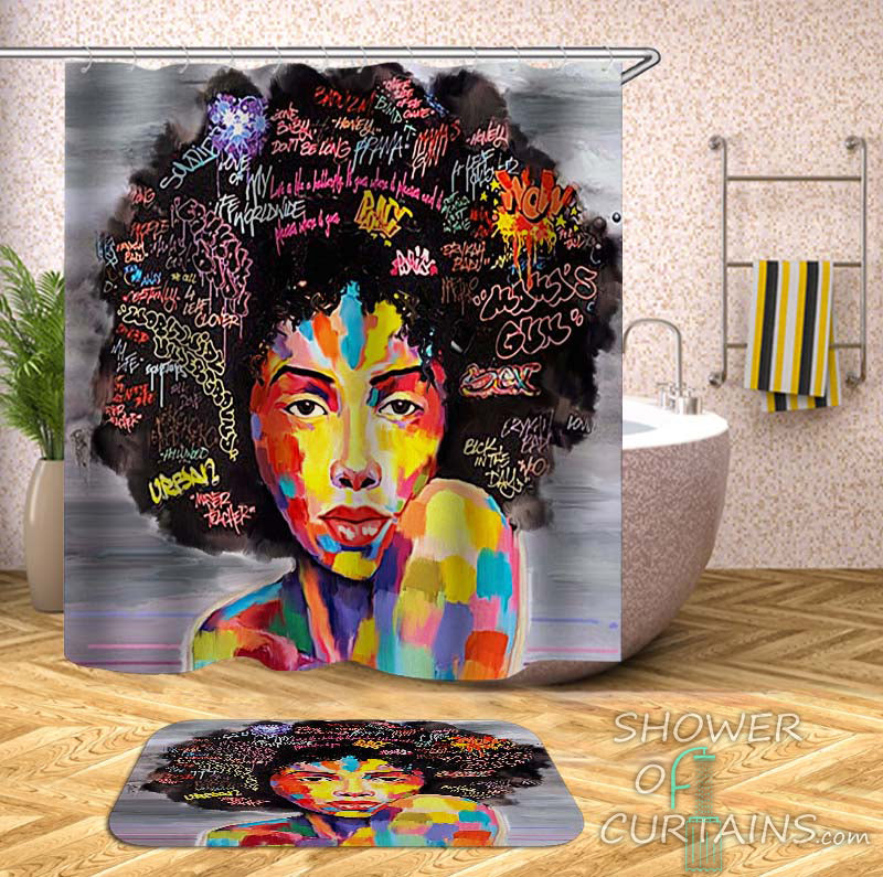 African shower curtain Collection | Shower of Curtains