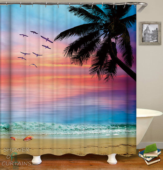 Tropical shower curtains Collection | Shower of Curtains