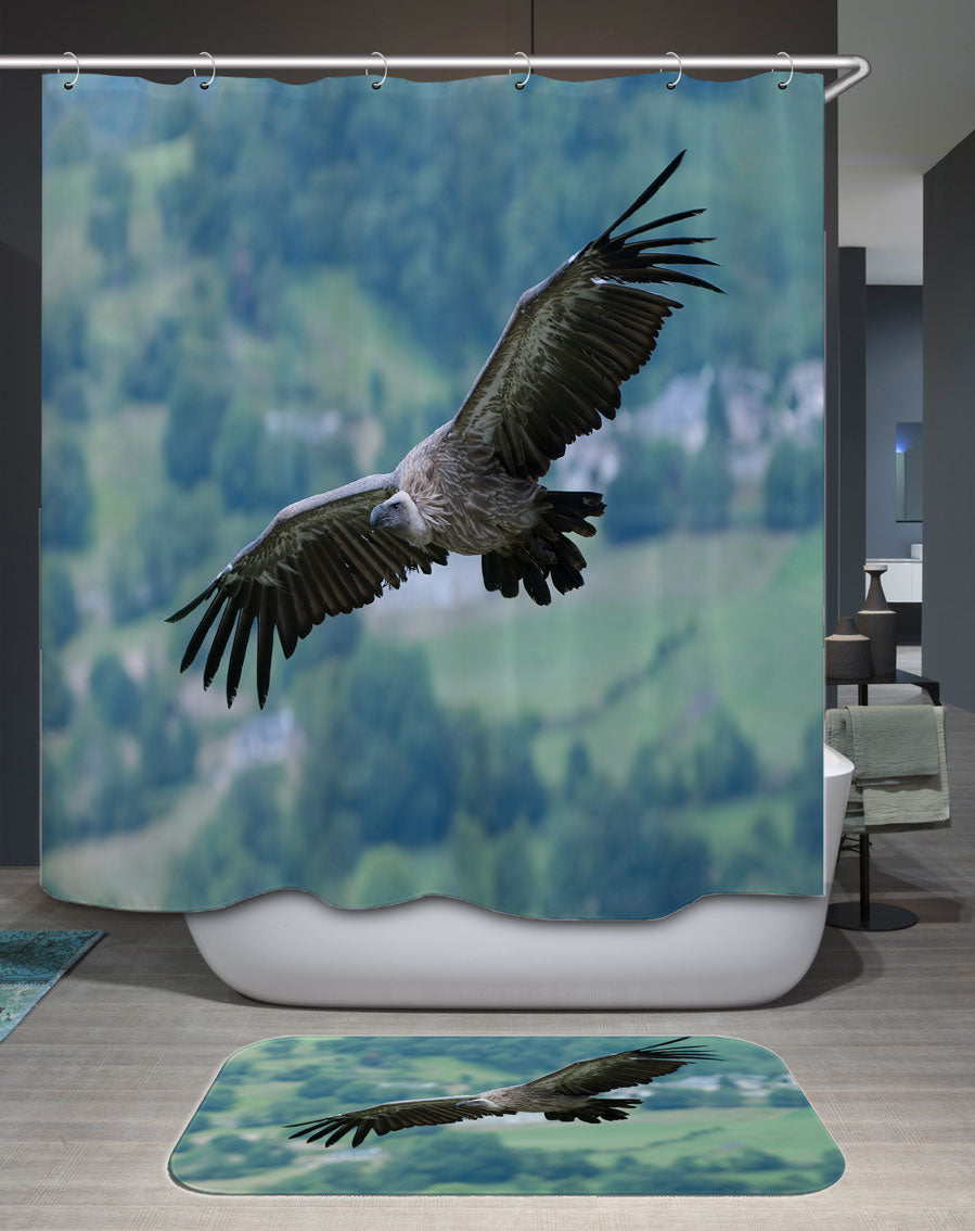 Flying Eagle Shower Curtain