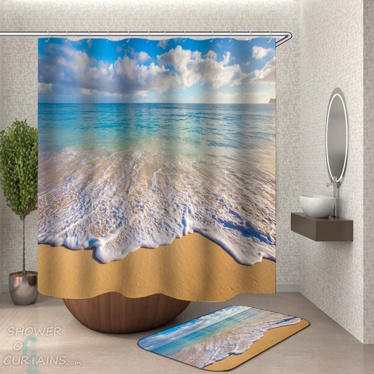 Shower Curtains | Gentle Ocean – Shower of Curtains