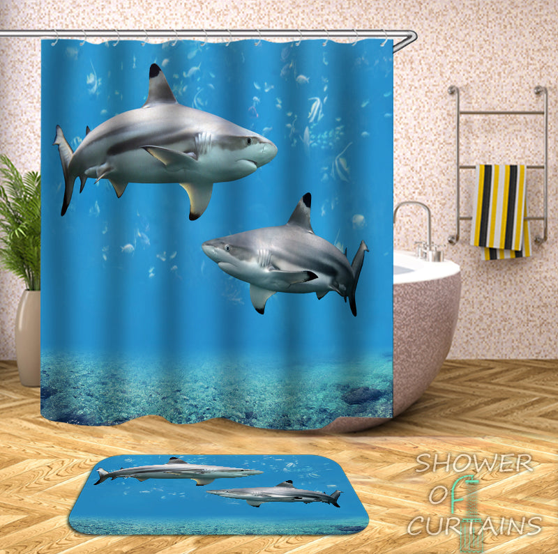 Shark Shower Curtain Collection